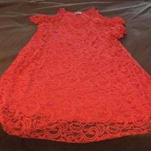 Beautiful coral dress